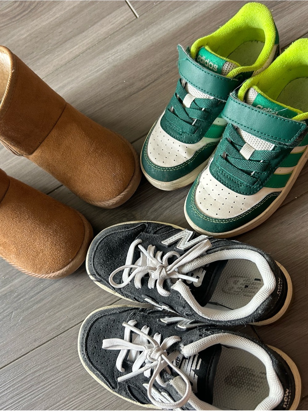 New Balance Kids Size 11 Adidas Sneaker Bundle Athletic Running Shoes